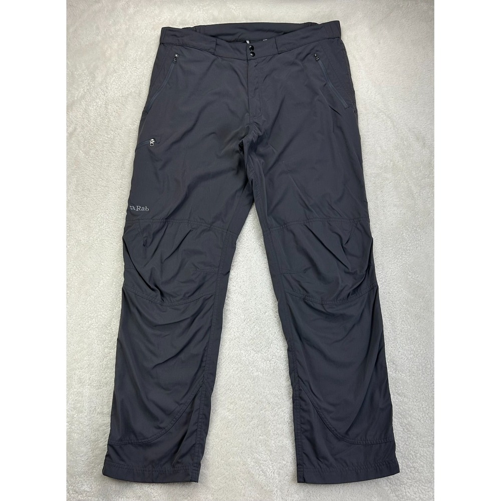 Rab Straight Hiking Pants Mens 36 Navy Outdoor Adventure Zip Pockets Outdoor‎